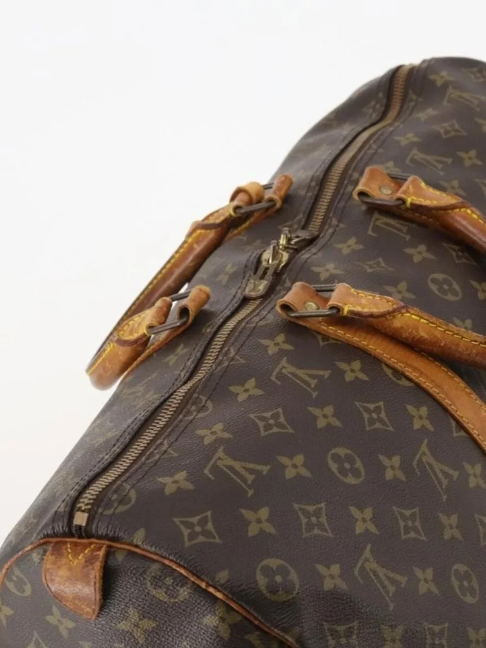 LOUIS VUITTON Monogram Keepall 50 Boston Bag M41426 LV Auth 185731